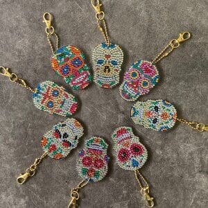 Lot Of 8 Halloween Key Chains